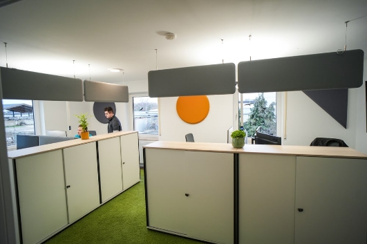 Blick in unser Büro Blick in unser Büro