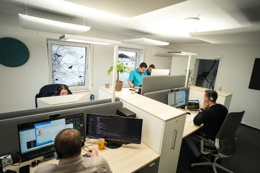 Blick in unser Büro Blick in unser Büro